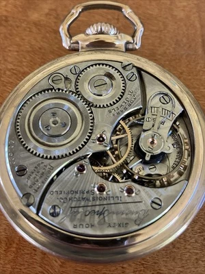 Illinois Bunn Special 60 Hour Pocket Watch – 21 Jewel - Image 1 of 4