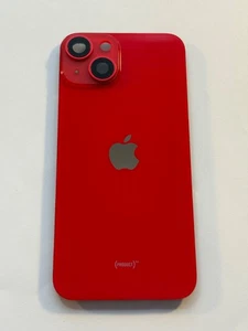 Apple iPhone 14 prodotto vetro posteriore rosso back cover obiettivo fotocamera OEM originale A2649 - Foto 1 di 8