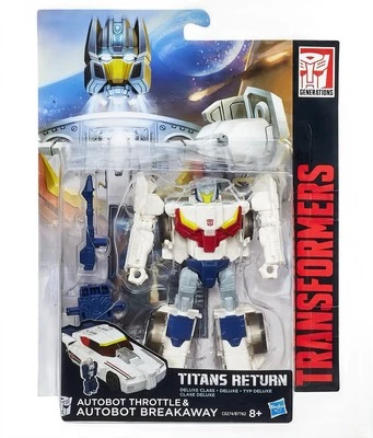 Transformers Titans Return Deluxe Class AUTOBOT BREAKAWAY with THROTTLE - Image 1 of 4