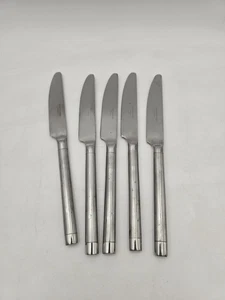 Lote de 5 cuchillos de acero inoxidable Hampton Silversmiths Shangri-la cuchillo de puntos Shangrila  - Imagen 1 de 10