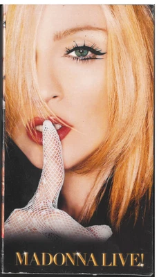 Madonna Live For Your Consideration VHS 8/26/01 Drowned World Tour HBO - Image 1 of 3