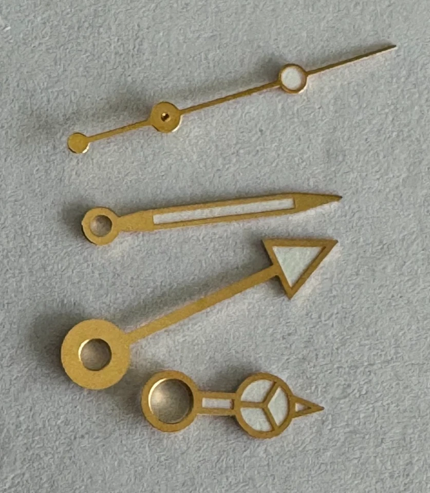 YELLOW 4 PC HANDSET FOR MEN'S ROLEX GMT 3035/3135 LUMINOUS - Image 1 of 1