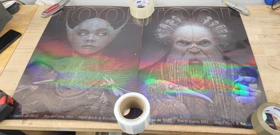 2x TOOL Foil Posters Hard Rock Punta Cana Night 1+2 2025 w/ Holosticker - Image 1 of 4