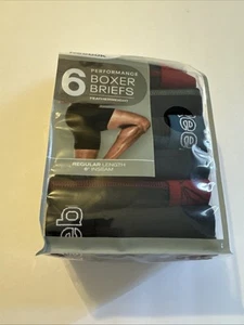 "Paquete de 6 calzoncillos boxer reebok performance ajuste seguro para piernas" - Imagen 1 de 14