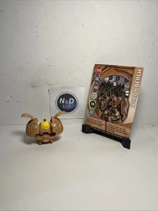 Bakugan Clayf B2 Tan Subterra 440G New Vestroia Legendary Soldier With Card RARE - Picture 1 of 12