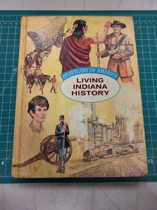 Heartland America Living Indiana History HC 1965 David Stewart Publishing Book - Picture 1 of 4