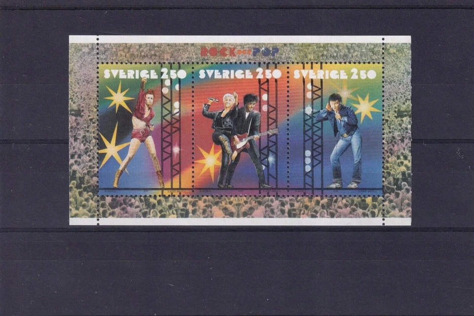 G014 Suecia 1991 Rock & Pop Roxette banda minishoja Foto 1 de 1