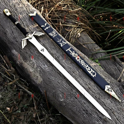 Black Zelda Master Sword Replica | Full Tang Steel | Legend-Inspired Swords - Image 1 of 4
