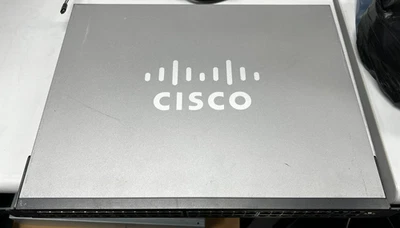 Cisco SF300-48P 48-Port 10/100 PoE Ethernet 2x SFP Smart Managed Network Switch - Image 1 of 3