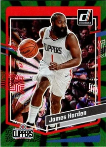 2023-24 Donruss #63 James Harden Green Laser Holo - Picture 1 of 2