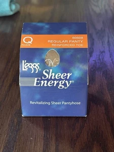 Legg’s Sheer Energy Pantimedias Transparentes Revitalizantes Nude Q Puntera Reforzada - Imagen 1 de 4