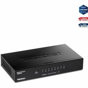 TRENDnet TEG-S83 8-Port Gigabit Desktop Switch - Gigabit Ethernet - 1000Base-T - Picture 1 of 5