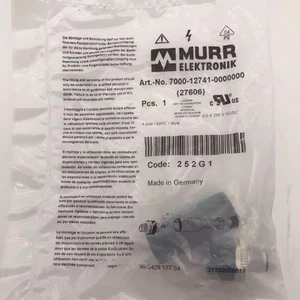 MURR 7000-12741-0000000 M12 Connector - Afbeelding 1 van 2