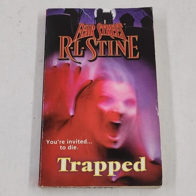 RL Stine Fear Street book series vintage YA horror Trapped Ex Library - Image 1 of 4