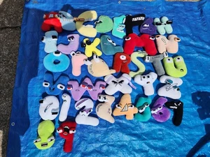 36 insgesamt - 26 Set Alphabet Lore Stofftier Plüschtier mit 10 Zahlen  - Bild 1 von 1