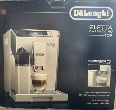 De'Longhi Eletta Cappuccino ECAM 45.766.W Kaffeevollautomat - Weiß - Bild 1 von 3