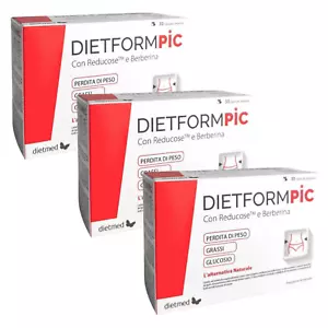 DietMed DietForm Pic 3X30 cps con Reducose e Berberina Perdita Peso - Foto 1 di 1