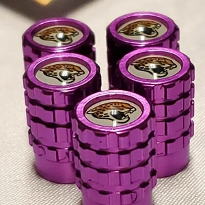 5x  Jacksonville Jaguars Tire Air Valve Stem Dust Caps - For Car Truck ATV  - Picture 1 of 12