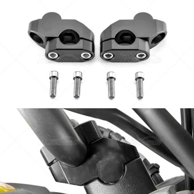  Kit de abrazadera elevadores de manillar para motocicleta 7/8" 22 mm para SUZUKI ATV moto de cross Foto 1 de 4