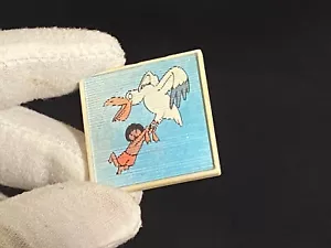 Prendedor gráfico de colección holograma Mowgli libro de la selva de la era de la Unión Soviética de la URSS - Imagen 1 de 10
