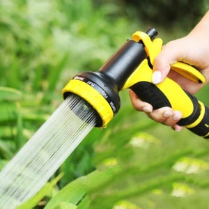 10 Dial Garden Hose Pipe Nozzle Water Spray Car Washing Gun 10 Pattern Function - Picture 1 of 12