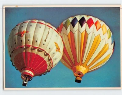Postcard Two competitors kiss National Hot Air Balloon Championships NM USA - Image 1 of 2