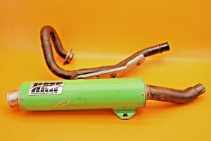 2003 - 2008 Kawasaki Kfx400 Ltz400 Dvx400 Exhaust Muffler And Header Pipe - Picture 1 of 24