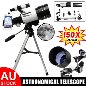 150X HD Monocular Astronomical Telescope Zoom Moon w/High Tripod Phone Adapter - Picture 1 of 12