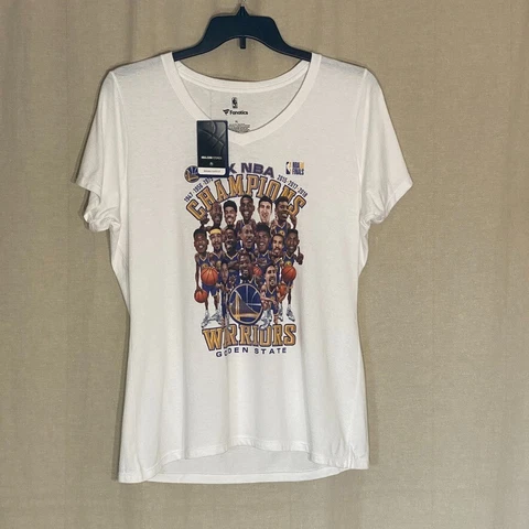 Golden State Warriors Shirt Womens size XL 6X Champions Fanatics NBA Store Cover