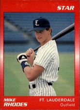 1989 Star #79 Mike Rhodes