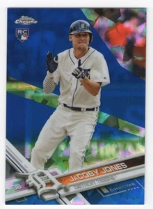 2017 Topps Chrome Sapphire Edition Print Run 250 JaCoby Jones #139 RC Detroit - Picture 1 of 2