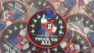 PHANTOM II - F-4 - NEW HAF - " PHUCK'EM ALL" COLOR - 3D PVC PATCH - Picture 1 of 4