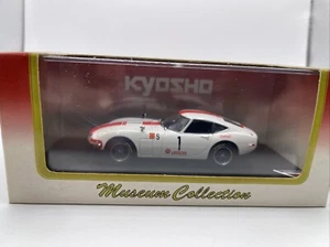 1:43 Kyosho Toyota 2000GT Fuji 24h White Diecast Scale Model Toy Car J3 - Picture 1 of 5