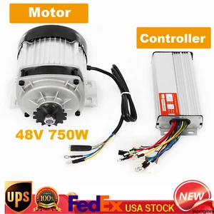 750W 48V Electric Brushless Motor With Controller For Scooter E-bike Tricycle - Picture 1 of 15