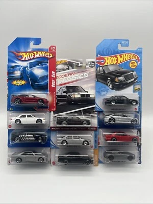 Hot Wheels Mercedes-Benz LOT OF 11 500-E, 560 SEL AMG, 190-E, CLK DTM, 1/64 - Image 1 of 4