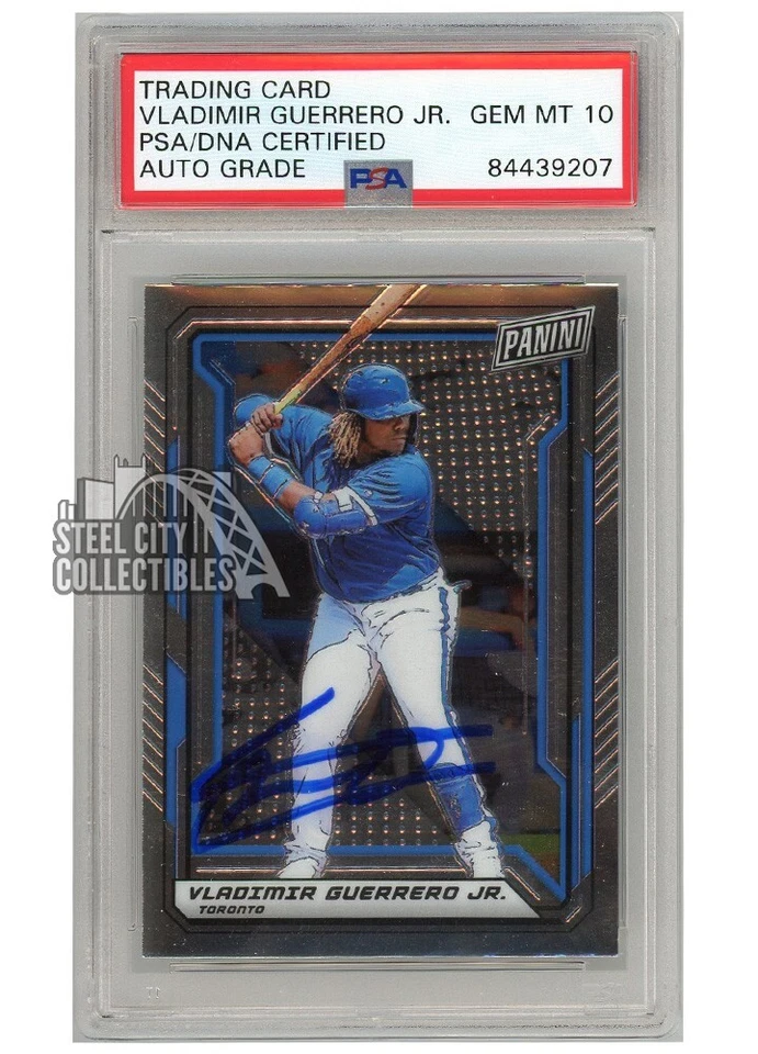 Vladimir Guerrero Jr 2019 Panini The National VIP Autograph Card #69 PSA/DNA 10 - Image 1 of 1