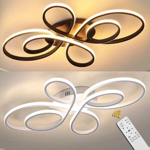 74W Dimmbar LED Deckenleuchten Modern Deckenlampe Flur Wohnzimmer Lampe Mit FB - Bild 1 von 71