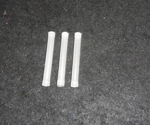 LOT OF (3) 99.95% HIGH PURITY TRANSLUCENT POLYCRYSTALLINE ALUMINA TUBE No.: 434 - Picture 1 of 5