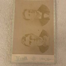 Antique Cabinet Card 1800s, Wendt, New York, McIntyre & Heath