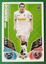 TOPPS Juan Arango Mönchengladbach Bundesliga 2011/12 Match Attax Trading Card