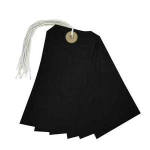 Luggage Coloured Strung Tags 120mm x 60mm Luggage Labels Reinforced ST5 - Picture 1 of 20