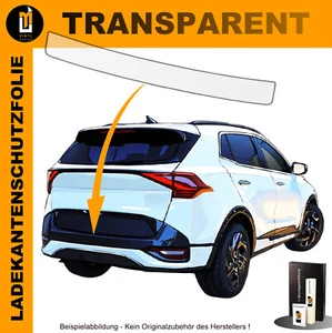 LACKSCHUTZFOLIE LADEKANTENSCHUTZ FÜR KIA SPORTAGE NQ5 AB 2022 TRANSPARENT - Bild 1 von 6