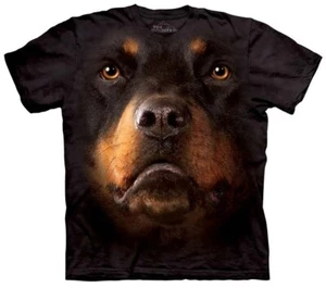 Camiseta The Mountain Rottweiler Face Tie Dye Camiseta Pequeña - Imagen 1 de 2