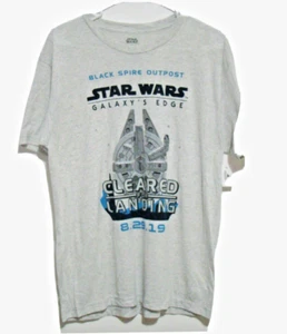 Camiseta Disney Star Wars Galaxy's Edge Aguja Negra Mediana Soporte AP Exclusiva - Imagen 1 de 11