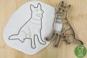 Hund Deutscher Schäferhund ganz Keksstempel/Ausstechform keksausstecher ca.8cm - Bild 1 von 1