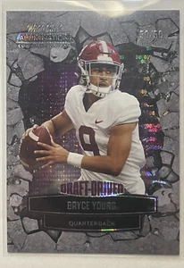 2021 Wild Card Alumination Collegiate Bryce Young Draft-Driven Holo-Lux 50/50 - Picture 1 of 3