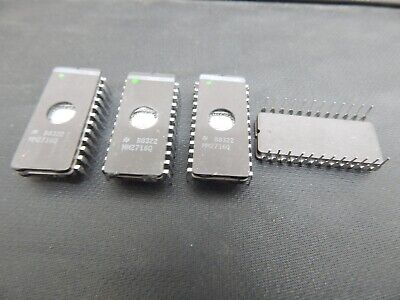 National Mm2716q Eprom 24 Pin Cdip - Lot Of 4 Ics - Usa Seller Fast Shipping • 8$