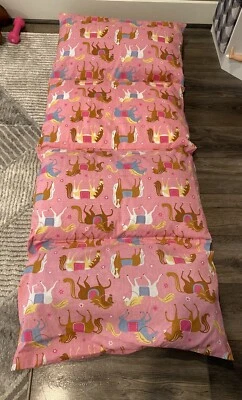 Tumbona REBAJADA Súper Cómoda Rosa y Multicolor Patrón Caballo Foto 1 de 2