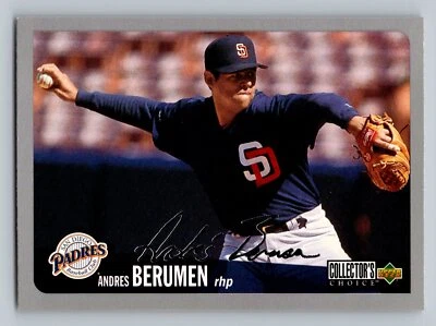 1996 Collector's Choice #293 Andres Berumen Silver Signature - Image 1 of 2