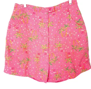 Pantalón corto de golf Allyson Whitmore para mujer talla 12 pequeño botón delantero multicolor/rosa - Imagen 1 de 13
